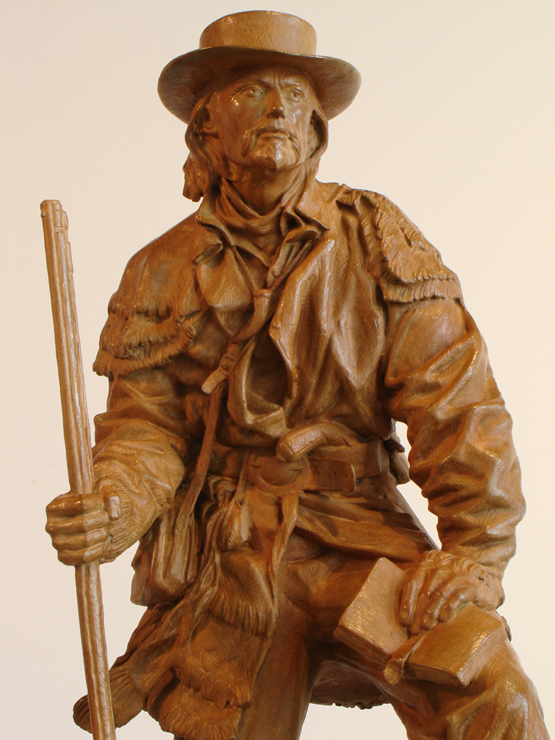 Jedediah Smith Patina Sculpture by #GregPolutanovich 