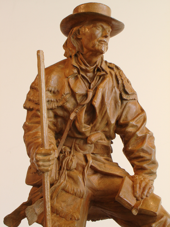 Jedediah Smith Patina Sculpture by #GregPolutanovich 