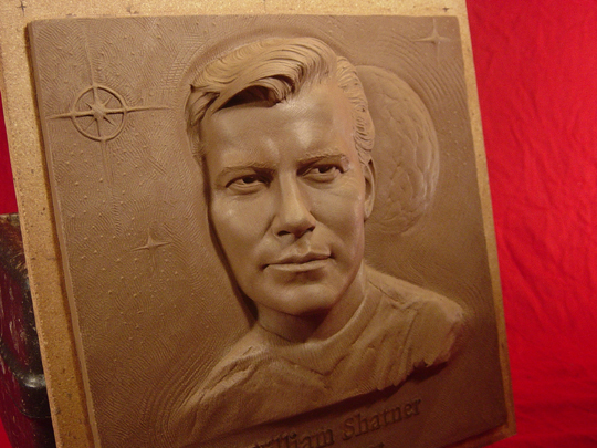 William Shatner Television Academy Plaque by Greg Polutanovich