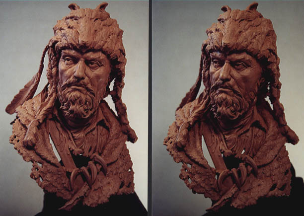 Man of the Wilderness Clay Sculpt by Greg Polutanovich