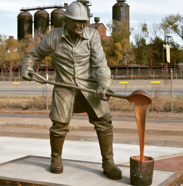 Bin Man Pueblo Colorado Bronze Statue by #GregPolutanovich 