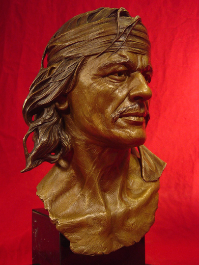 CHATO Bronze Sculpture