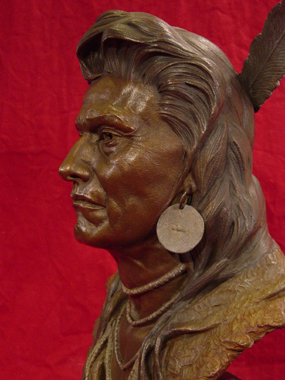 Chief Joseph Bronze Sculpture by Greg Polutanovich