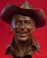 Reagan Country Bronze by Greg Polutanovich