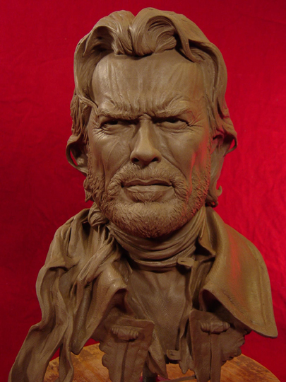 REBEL OUTLAW Clay Sculpture