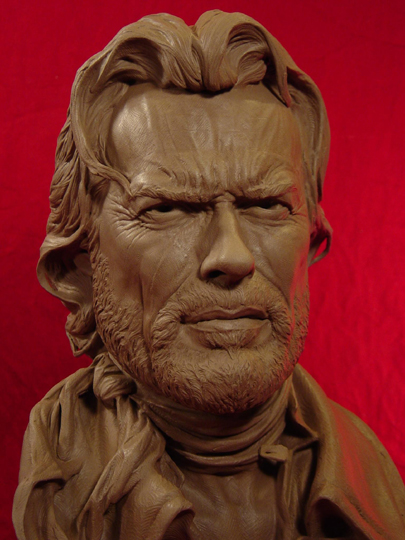 REBEL OUTLAW Clay Sculpture