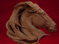 Rolling Thunder Clay Sculpture