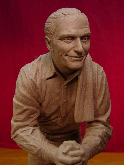 The Run Away Clay Sculpture by Greg Polutanovich