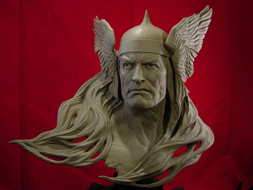 Thunder God Sculpt