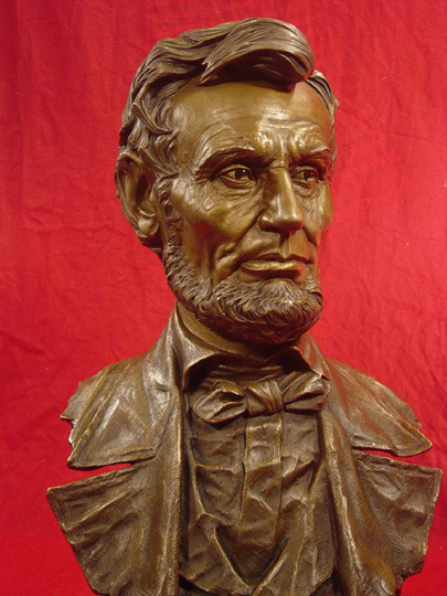 Lincoln Patina Sculpture by Greg Polutanovich