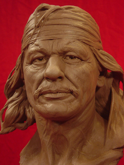 CHATO Clay Sculpture