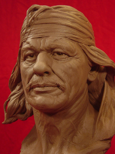 CHATO Clay Sculpture