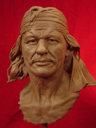 CHATO Clay Sculpture