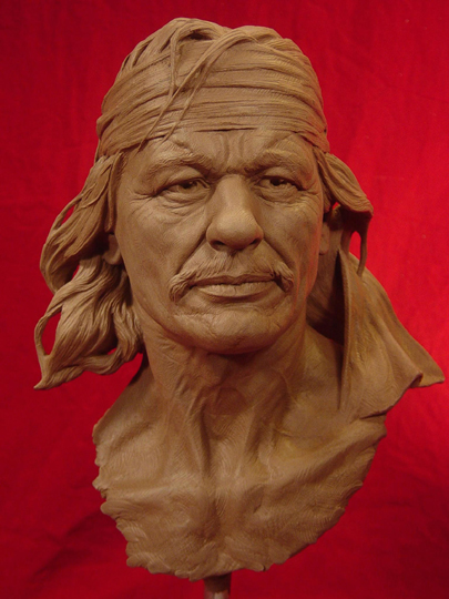 CHATO Clay Sculpture