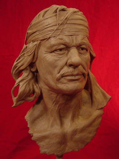 CHATO Clay Sculpture