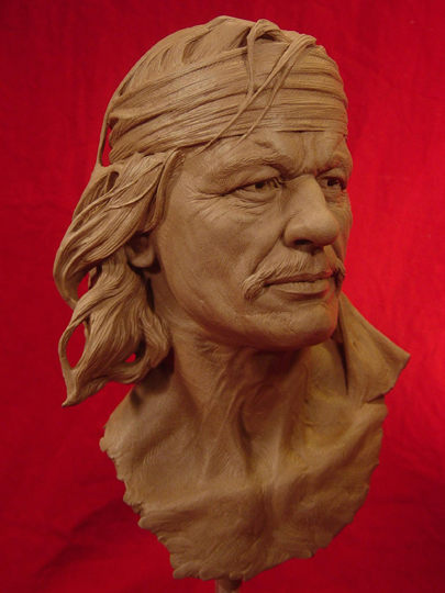 CHATO Clay Sculpture