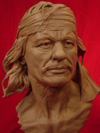 CHATO Clay Sculpture