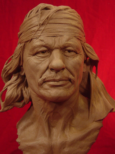 CHATO Clay Sculpture