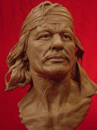 CHATO Clay Sculpture