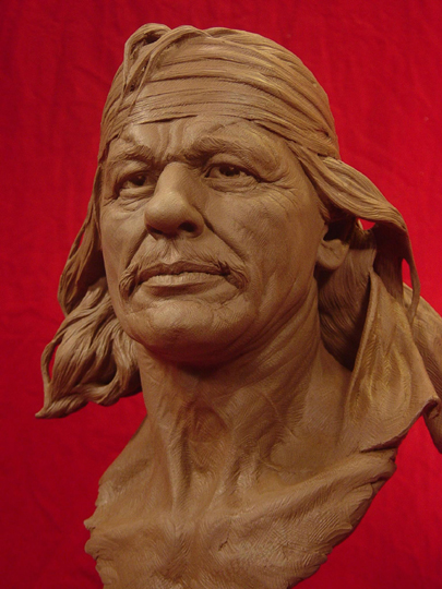 CHATO Clay Sculpture