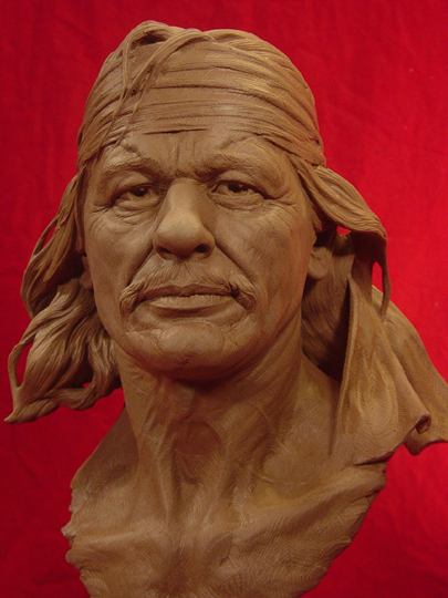 CHATO Clay Sculpture