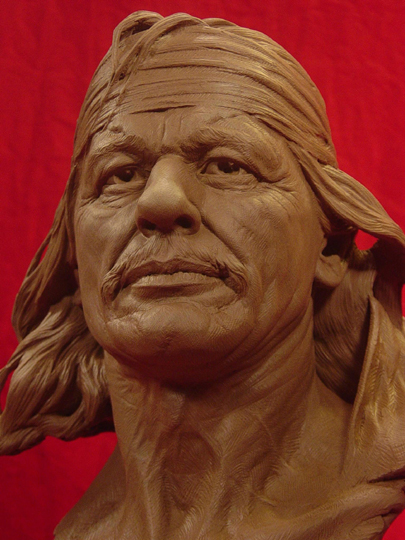 CHATO Clay Sculpture