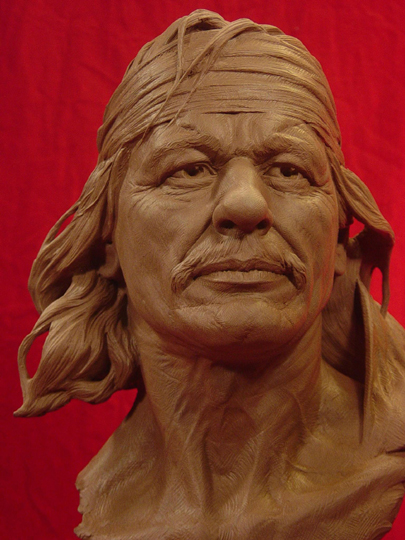 CHATO Clay Sculpture