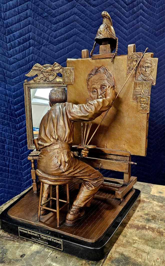 Statue by #GregPolutanovich