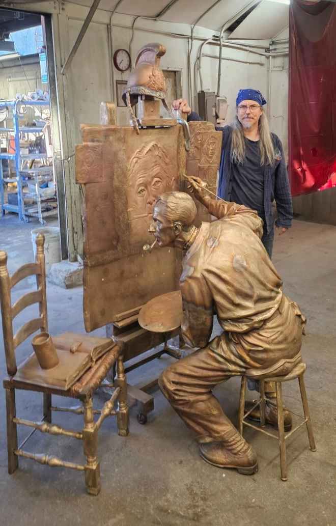 Statue by #GregPolutanovich