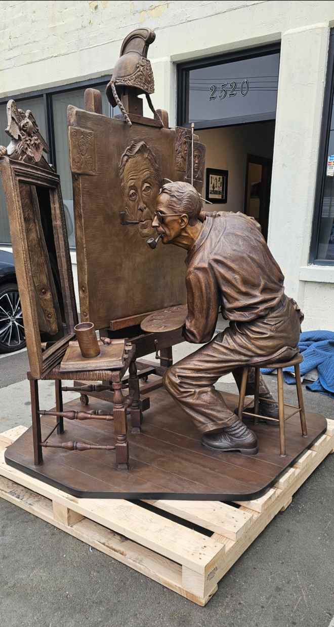 Statue by #GregPolutanovich