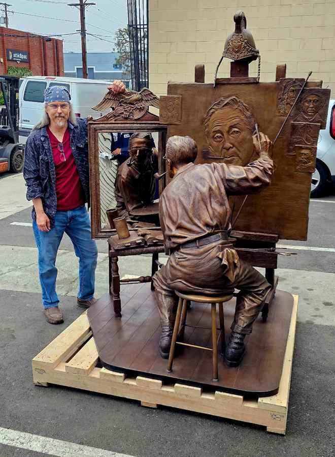 Statue by #GregPolutanovich