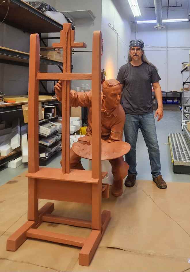 Statue by #GregPolutanovich