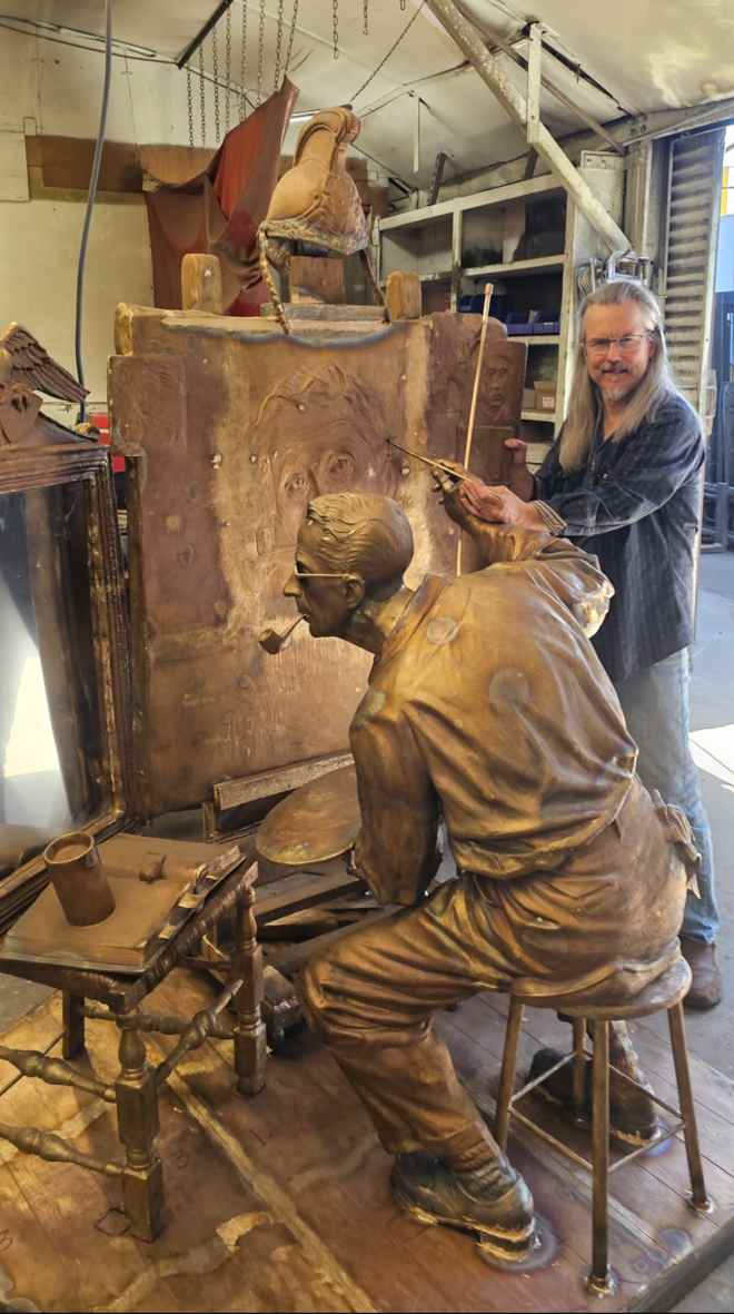 Statue by #GregPolutanovich