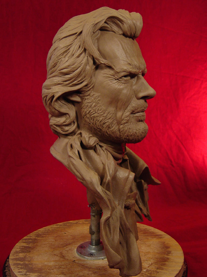 REBEL OUTLAW Clay Sculpture