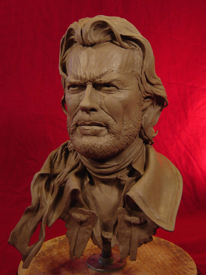 REBEL OUTLAW Clay Sculpture