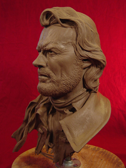 REBEL OUTLAW Clay Sculpture