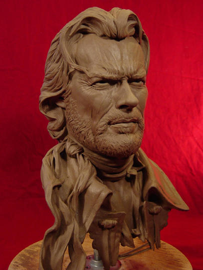 REBEL OUTLAW Clay Sculpture