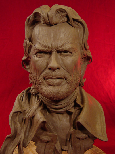 REBEL OUTLAW Clay Sculpture