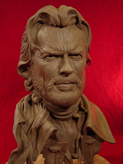 REBEL OUTLAW Clay Sculpture