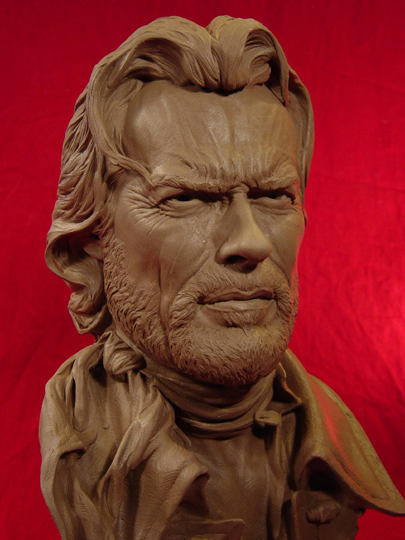 REBEL OUTLAW Clay Sculpture