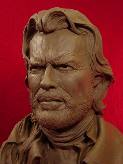 REBEL OUTLAW Clay Sculpture