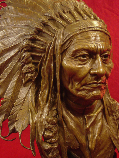 SITTING BULL Patina