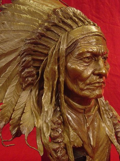 SITTING BULL Patina