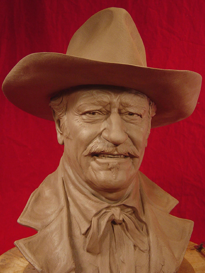 SHOOTIST Clay Sculpture by Greg Polutanovich