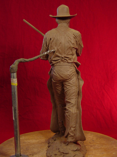 Tom Horn Clay Sculpture